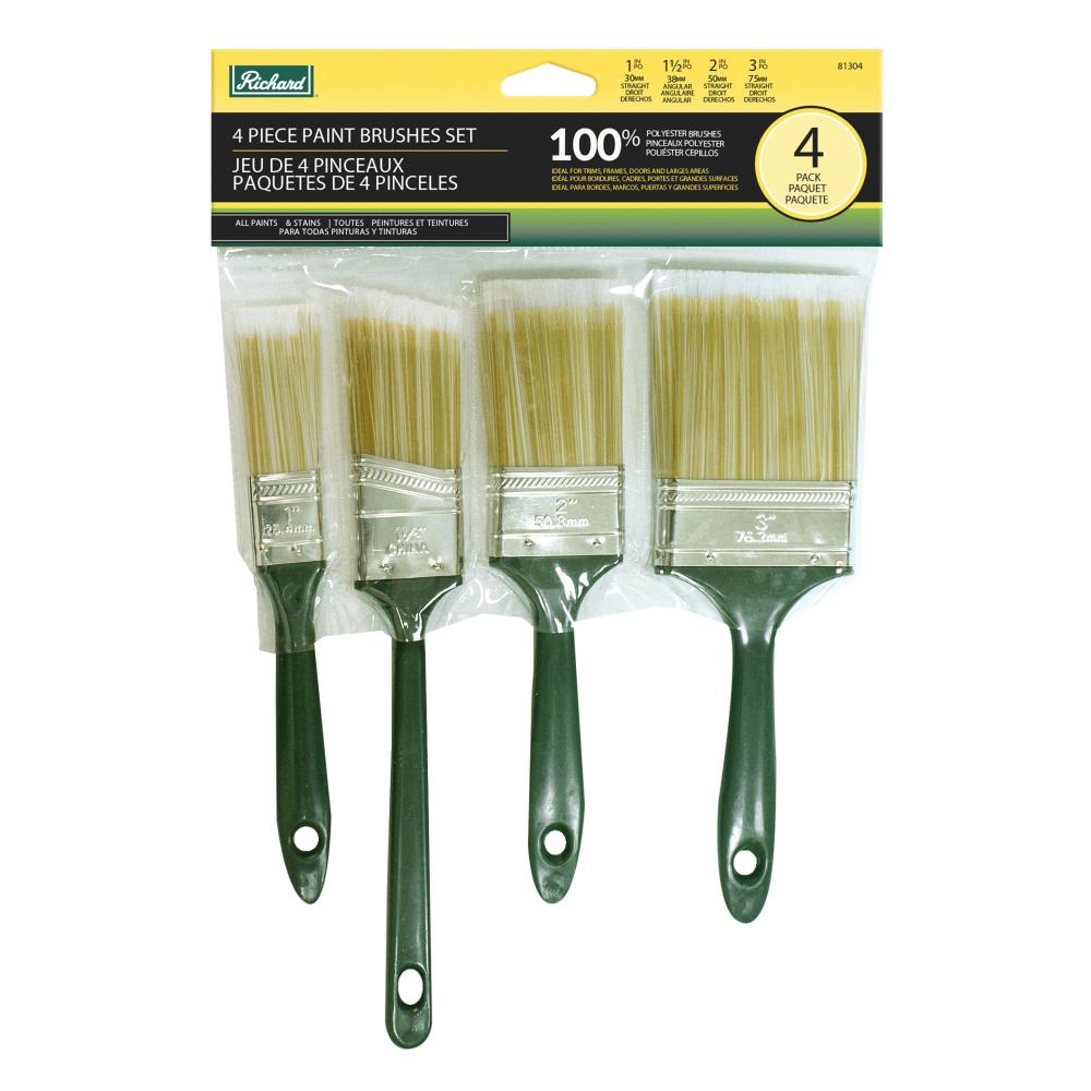 4-PCS PAINT BRUSH SET POLYESTE