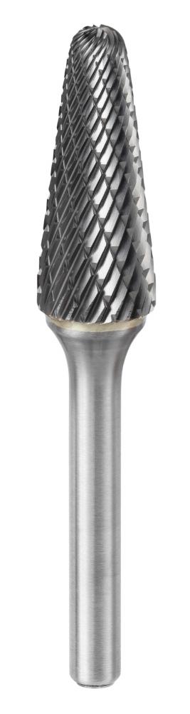 SL-DC carbide burrs, 3/8 x 1-1/16 x 1/4 Inch double serration