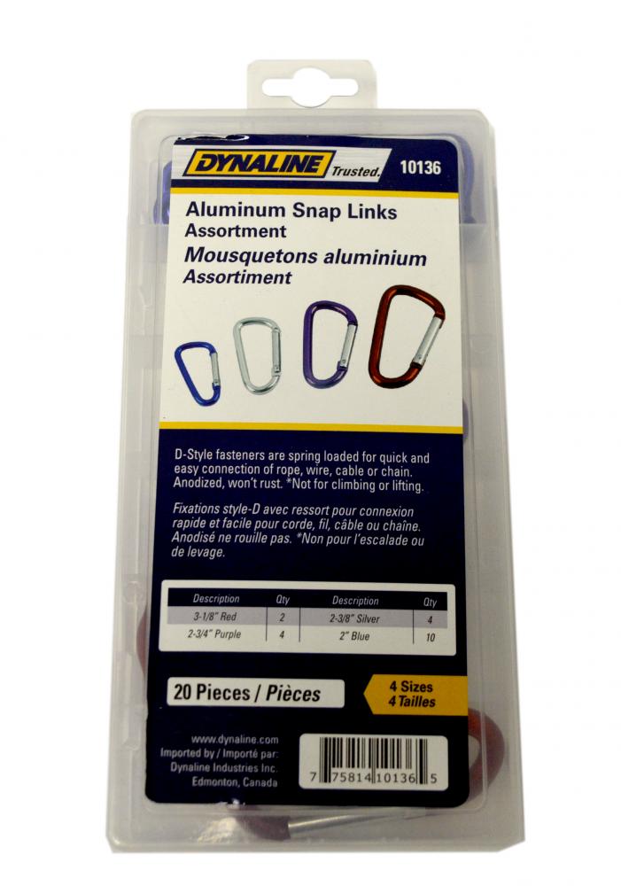 Aluminum D-Ring Assortment