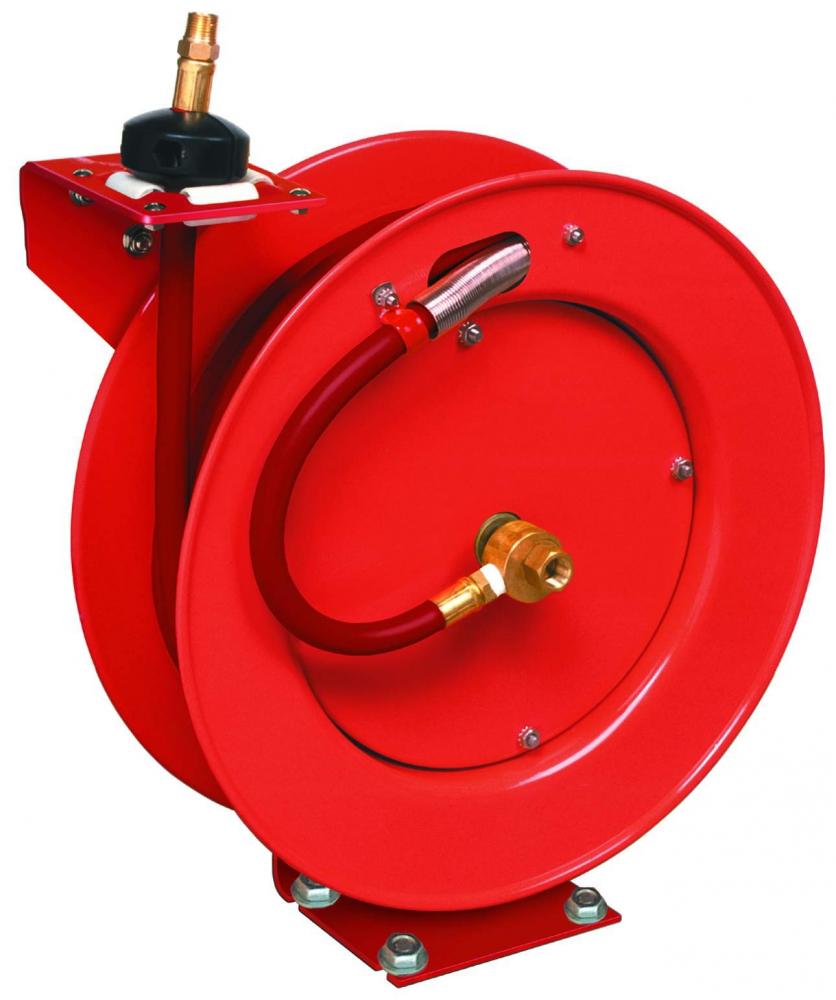 Industrial Air Hose Reel 3/8 hose dia. 50&#39; hose length