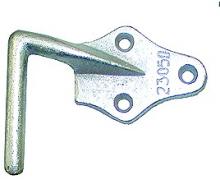Dynaline 23050 - Stake Rack Hook 3" Left Hand 3" Long 9/16" Pin Dia.