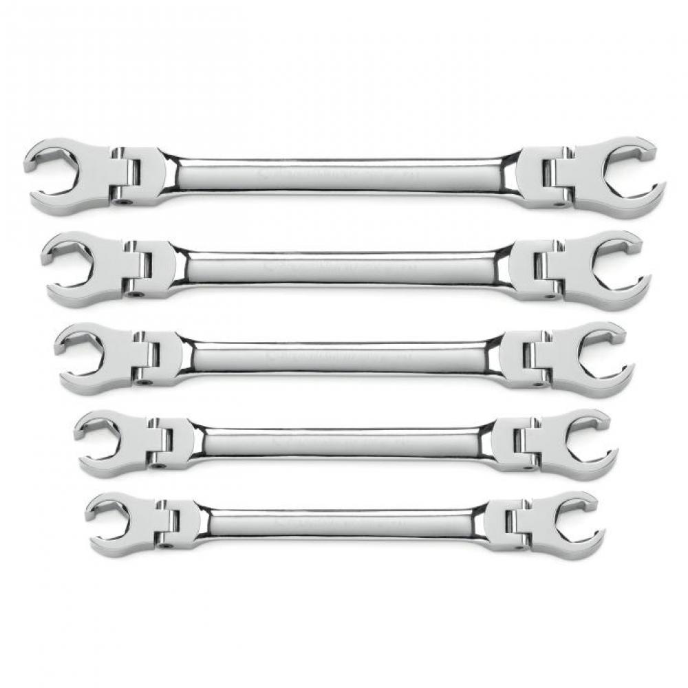 5 Pc. SAE Flex Flare Nut Wrench Set