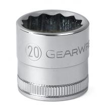 GearWrench 80756 - 1/2" Drive 12 Point Standard Length Sockets