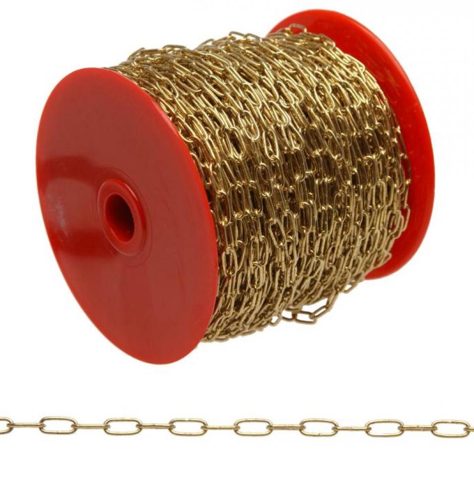 CLOCK CHAIN,82&#39; #5 HOBBY,BRASS PLATED