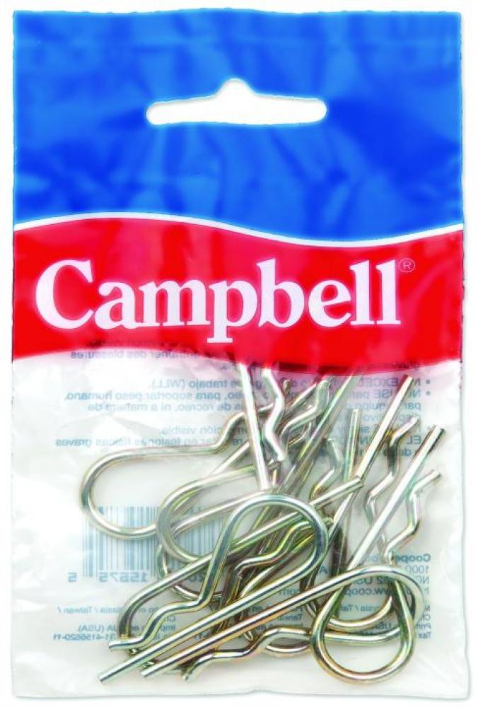 HITCH PIN CLIP,1/4,Y/C,2/BAG