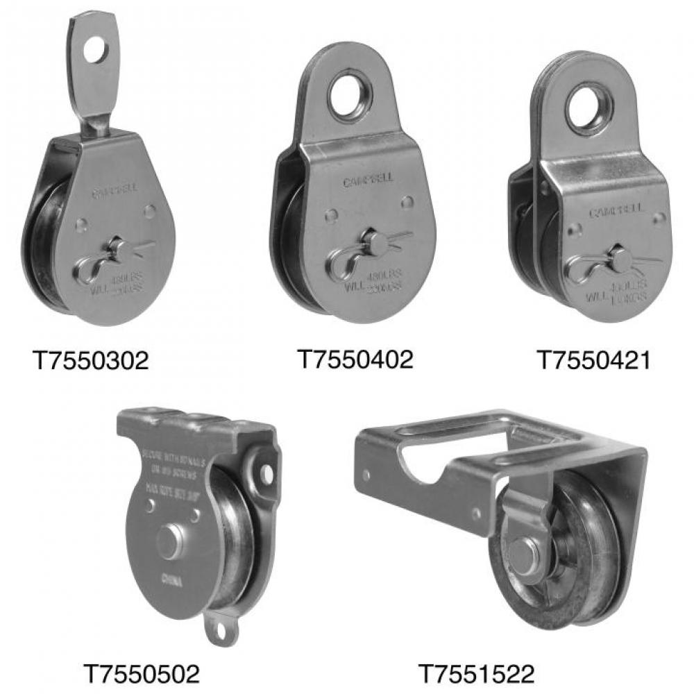 PULLEY,HD,SINGLE SHEAVE,JOIST,MOUNT,2&#34;
