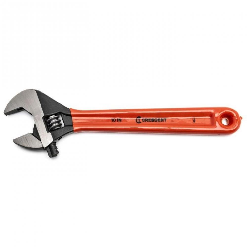 ADJ WRENCH, 10&#34;, BLACK, CUSH GRP