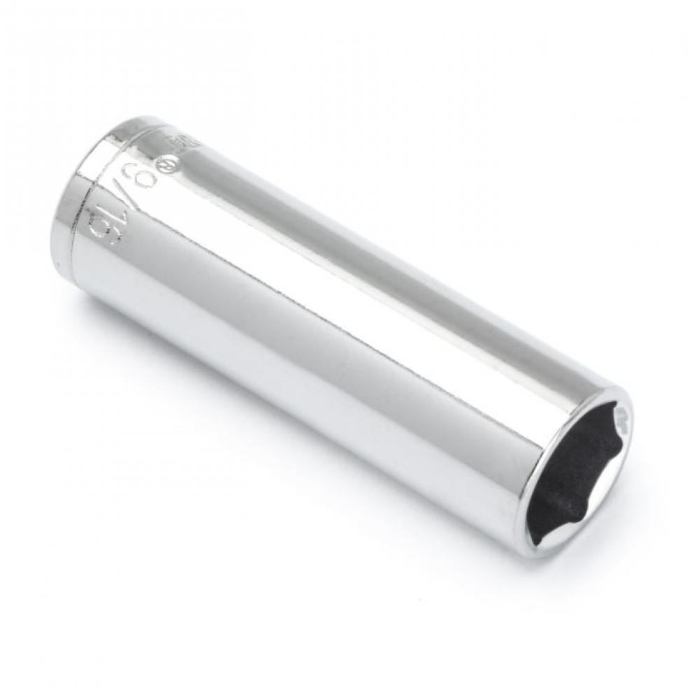 DEEP SOCKET,3/8&#34; DRIVE,9/16&#34;,6PT