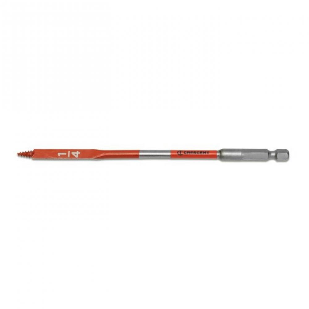 SCREW POINT PADDLE DRILL BIT, 6&#34;, 1/4&#34;