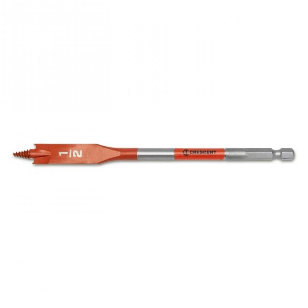 SCREW POINT PADDLE DRILL BIT, 6&#34;, 1/2&#34;