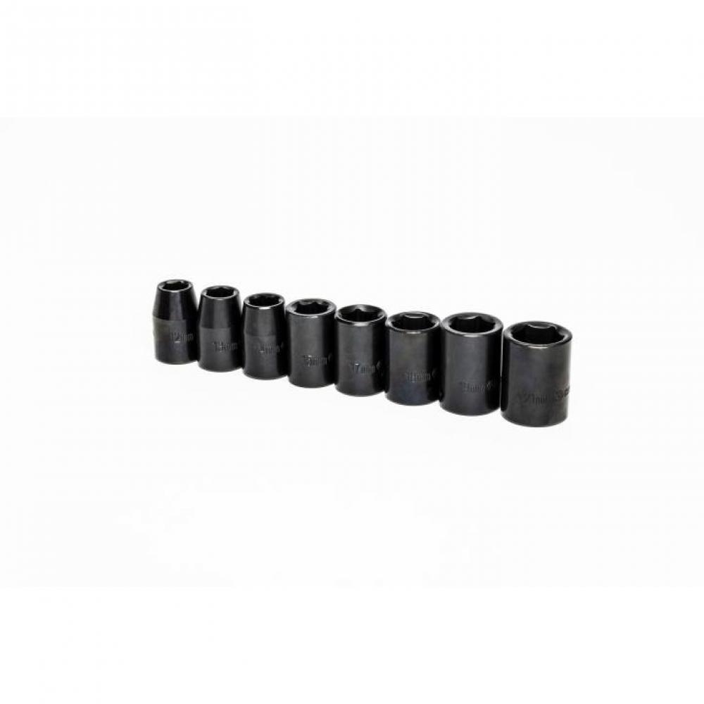 8 PC,1/2&#34; DRIVE IMPACT SOCKET SET,MM