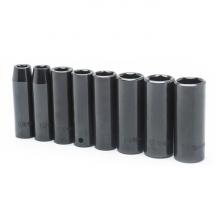 Crescent CIMS2N - 8 PC,1/2" DRIVE IMP SOCKET SET,DEEP,SAE