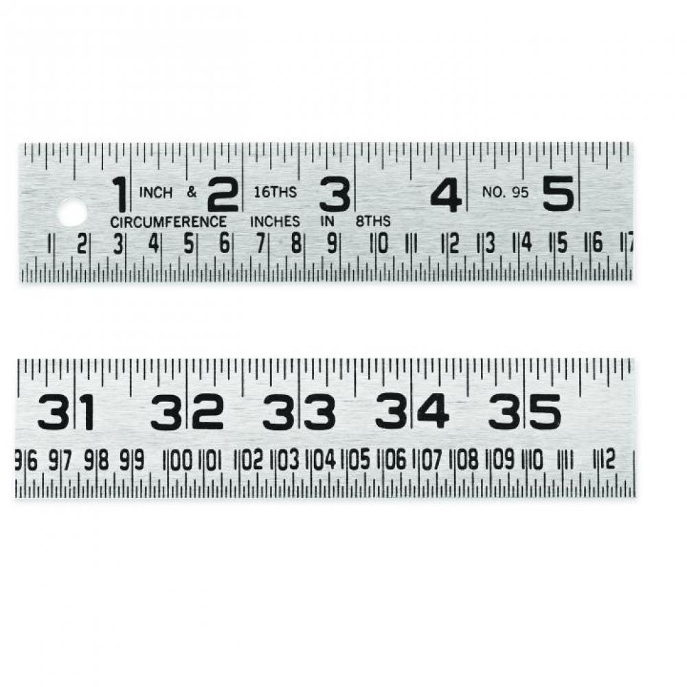 RULE, 3&#39;, STEEL, TINNERS CIRCUMFERENCE
