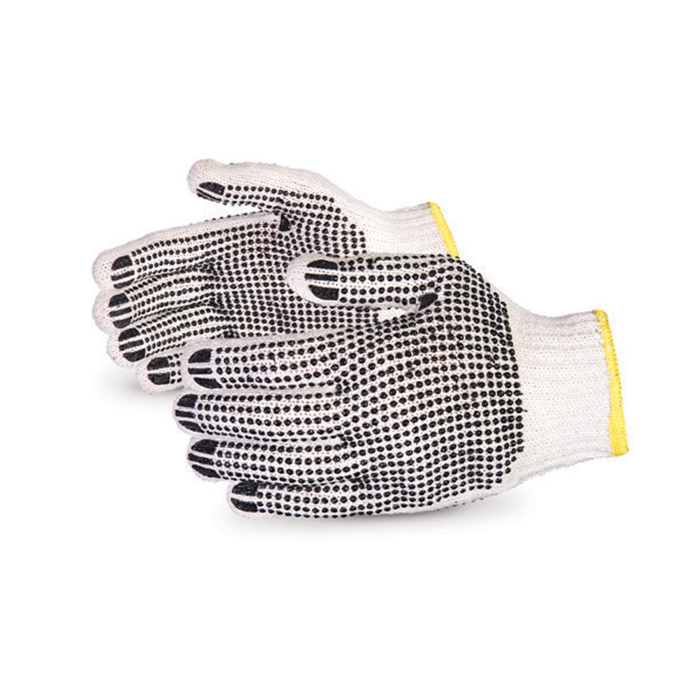 COTTON/POLY + PVC DOTS