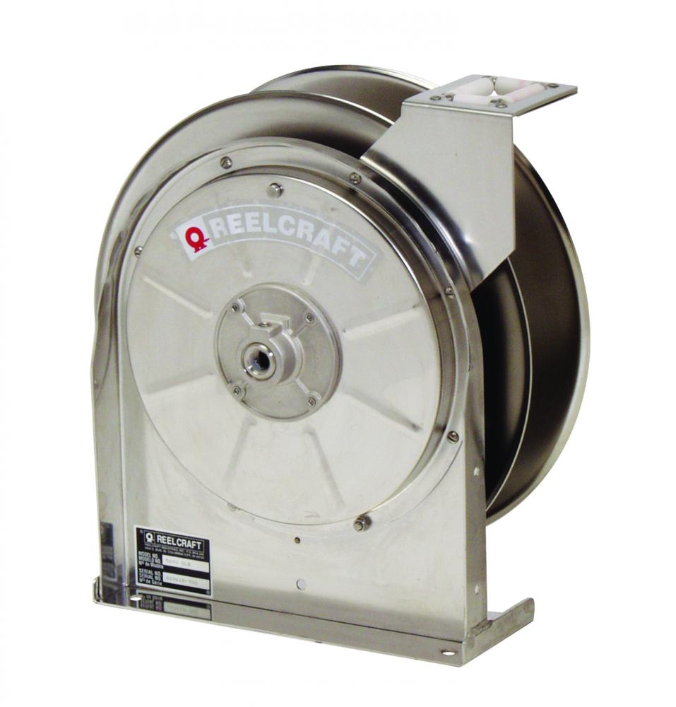 Hose Reel, 3/8 x 35ft  SS Air/Water no Hose, 500 psi