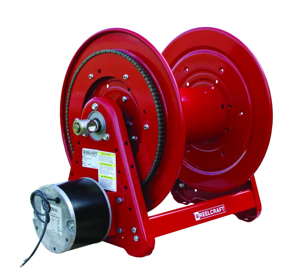 Hose Reel, 1/2 x 200ft 12VDC Motor no hose, 3000 psi