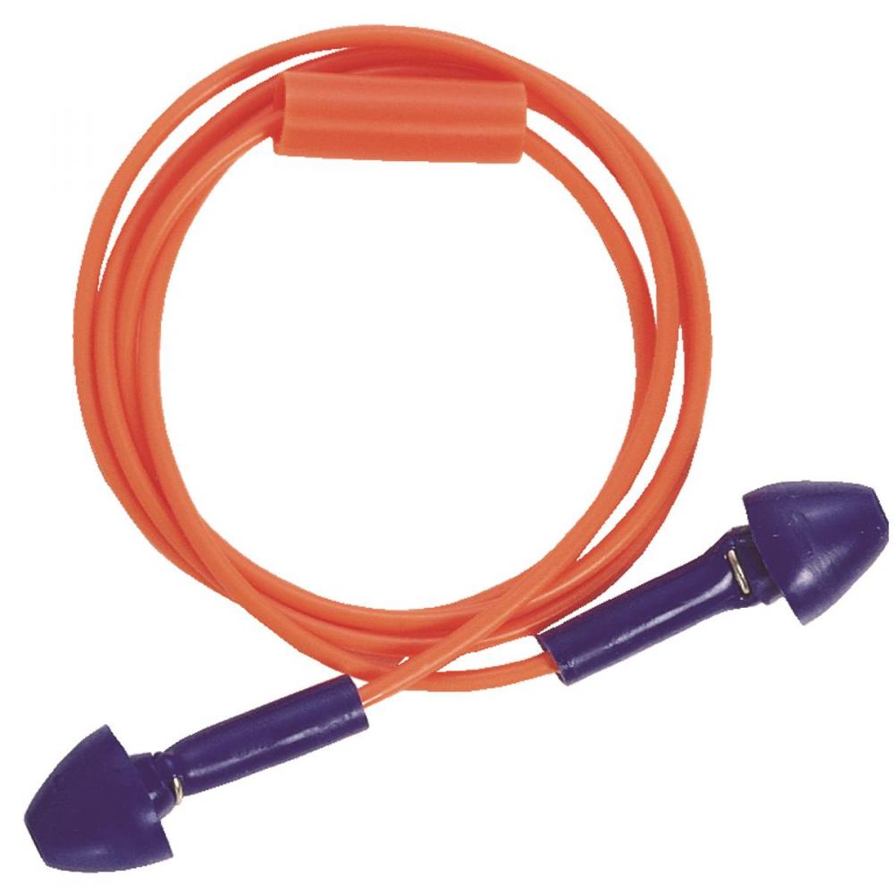 RD-1 TRACKER - Corded Blue Traceable Earplug
