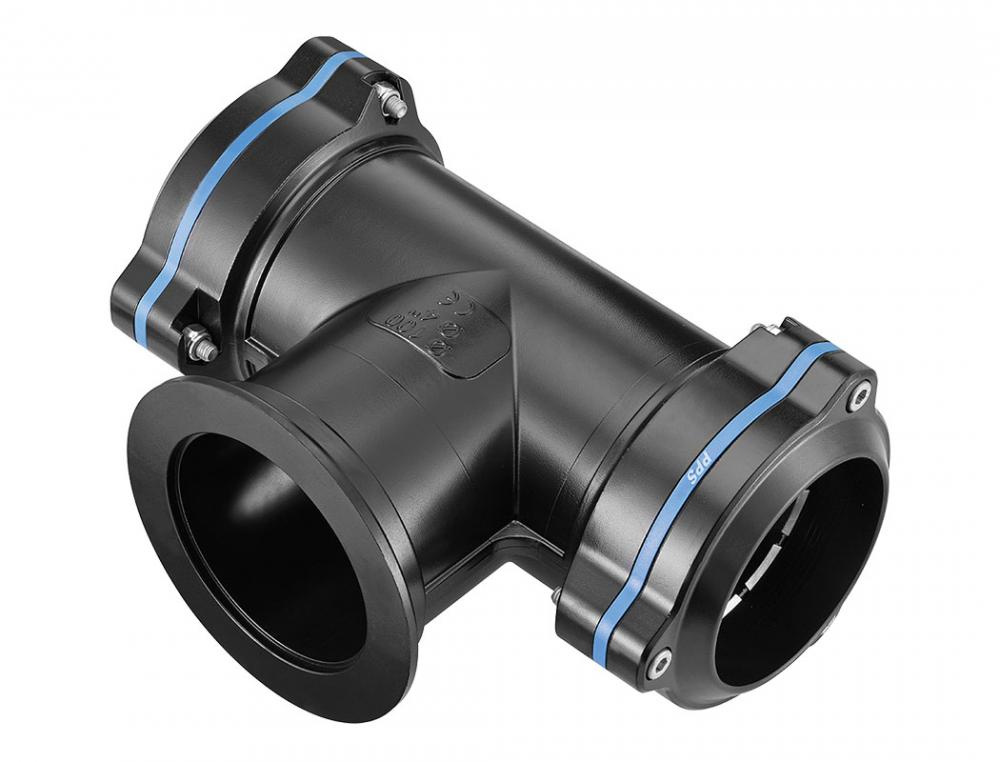 80 mm Aluminum Compact Connection Tee Union S08