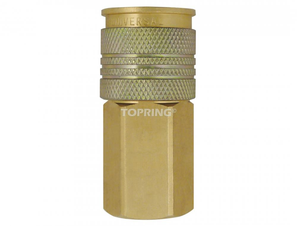 1/4 in. 3 in 1 Brass Quick Coupler 3/8 (F) NPT