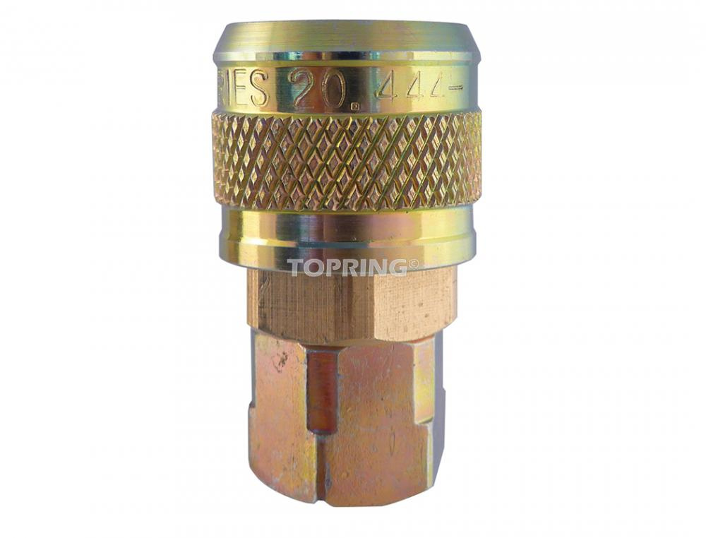 1/4 Industrial Brass Quick Coupler 1/4 (F) NPT