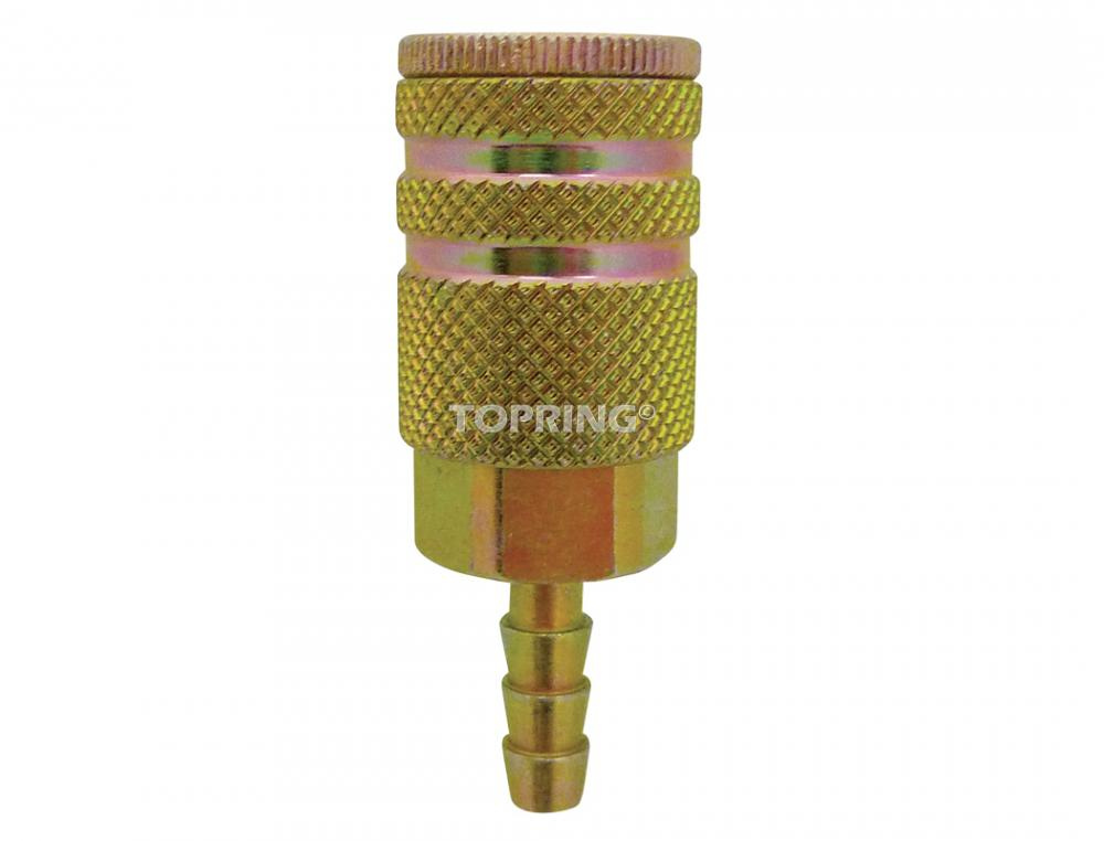 1/4 Industrial Steel Quick Coupler With 3/8 Hose Barb