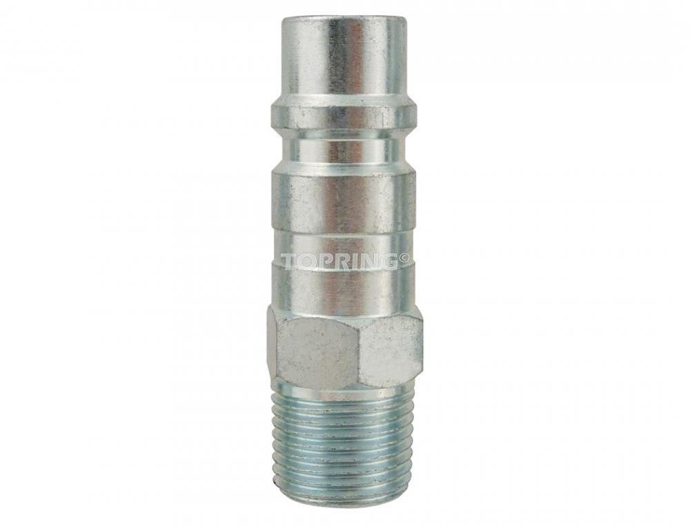 1/2 Industrial Steel Coupler Plug 1/2 (M) NPT