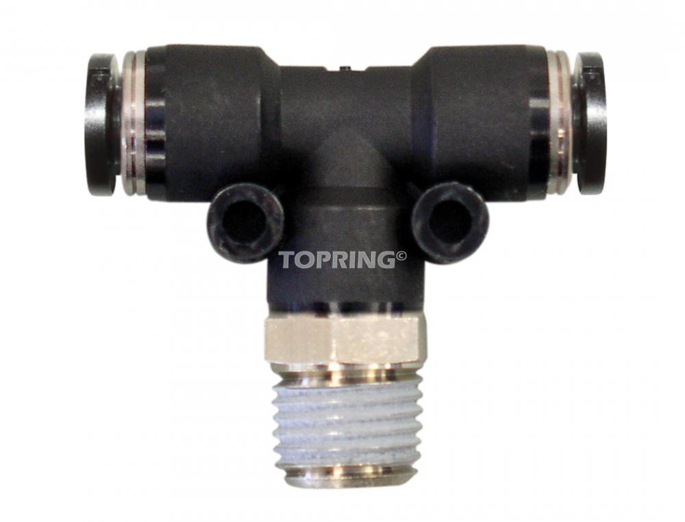 3/8 in. Push-to-Connect to 1/2 (M) BSPT Tee Adapter