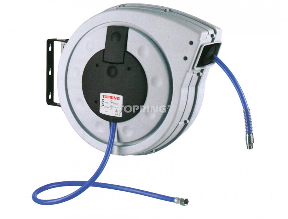 Hose Reel With 1/2 I.D. 50 ft. Polyurethane and PVC Hose