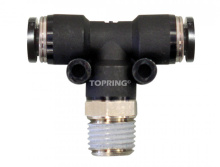 Topring 42.335 - 1/2 in. Push-to-Connect to 1/2 (M) BSPT Tee Adapter