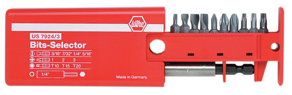 Slotted/Phillips/Torx® Bit Selector Set