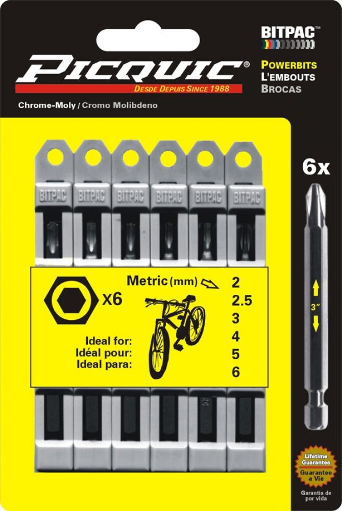 METRIC Allen Key BitPac Set Grey