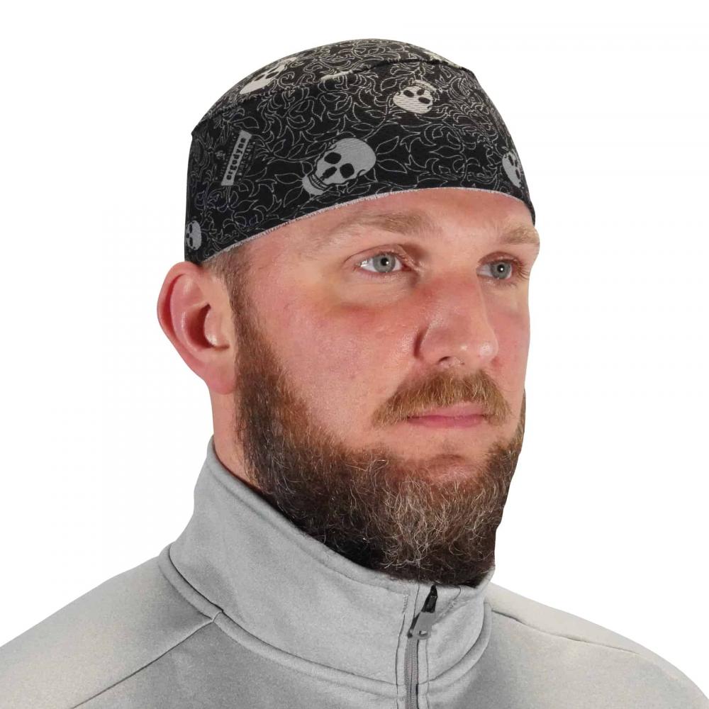 6630 Skulls High-Performance Terry Cloth Skull Cap