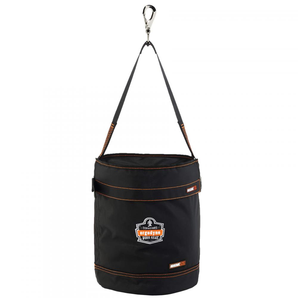 5970T M Black Swiveling Hook Nylon Hoist Bucket and Top