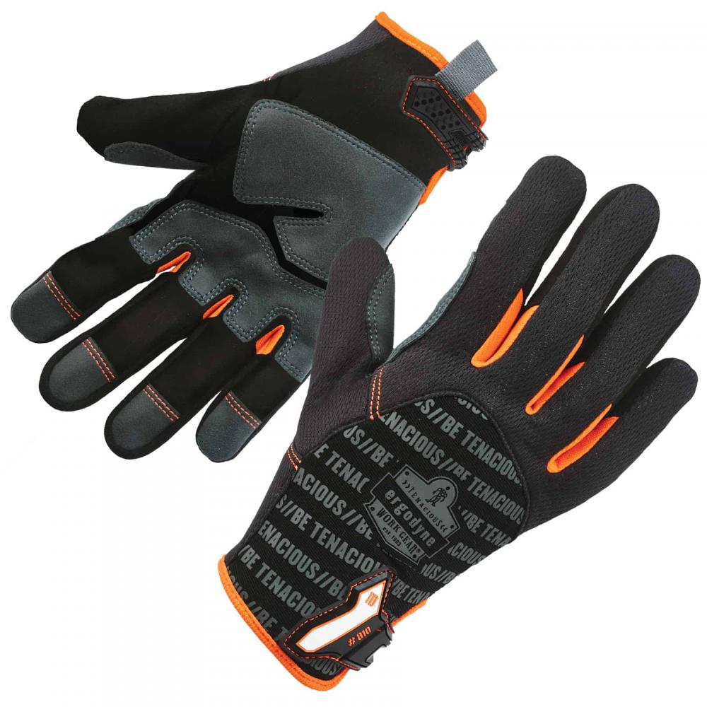 810 2XL Black Reinforced Utility Gloves