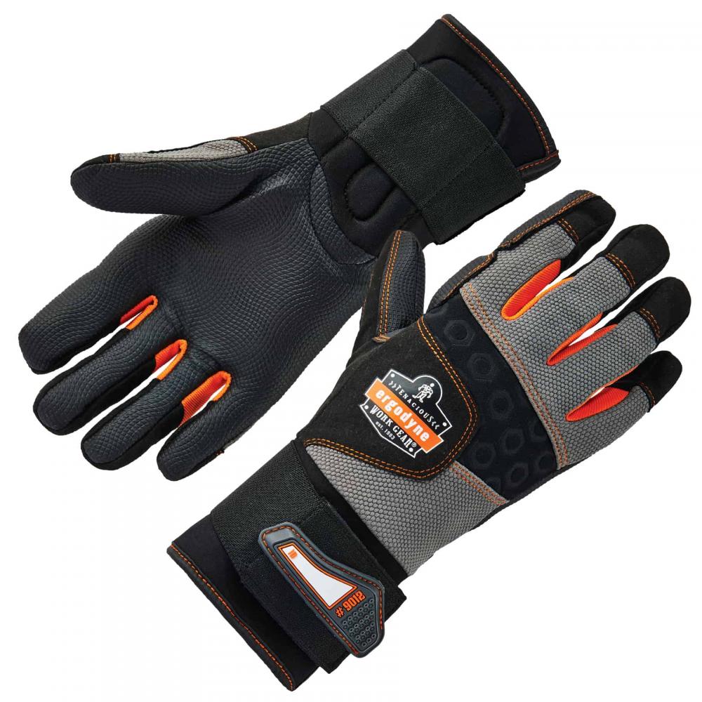 9012 2XL Black Certified AV Gloves Wrist Support