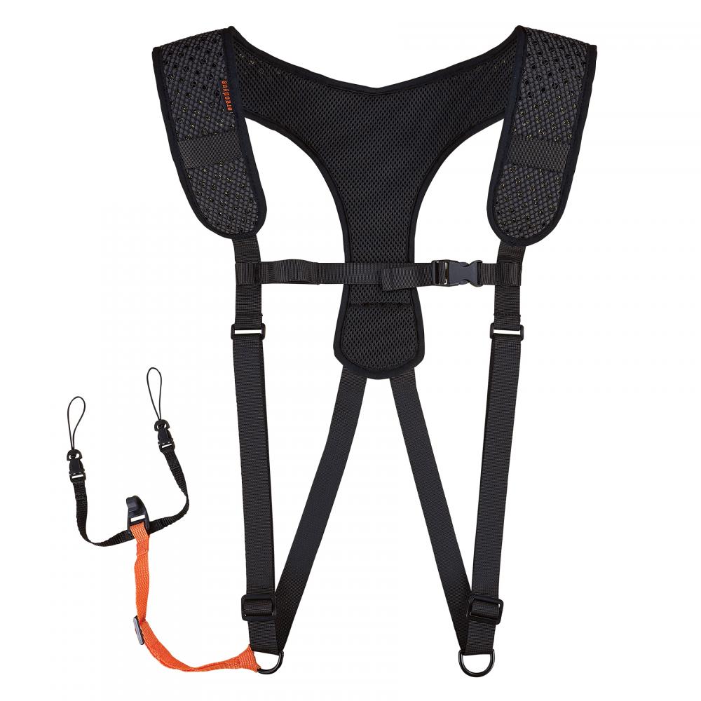 3142 XL Black Barcode Scanner Harness + Lanyard