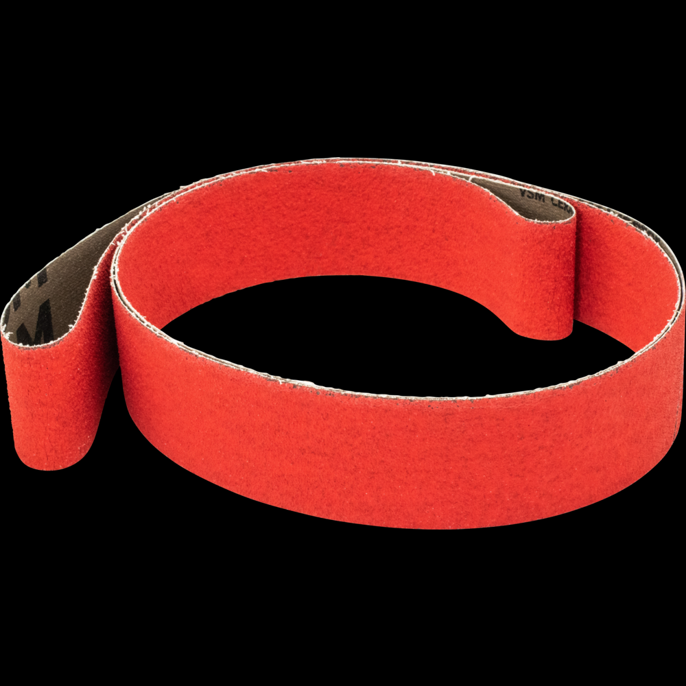 PFERD Abrasive Benchstand Belt, 72&#34; x 2, 60 Grit, Ceramic CO-COOL