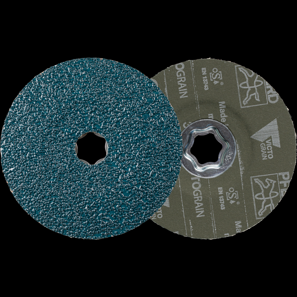 PFERD COMBICLICK® Fiber Disc, 5&#34; x 7/8, 36 grit, VICTOGRAIN®