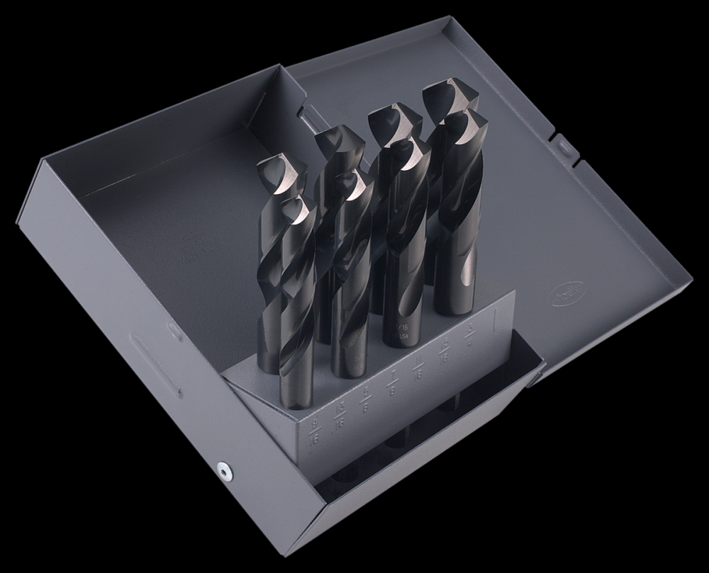 118° Silver & Deming Drill Set with 1/2&#34; Reduced Shank