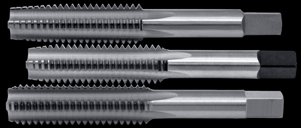 Taper, Plug, and Bottoming Hand Tap Set