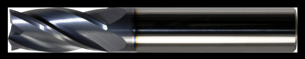4-Flute Square Nose Single End General Purpose End Mill
