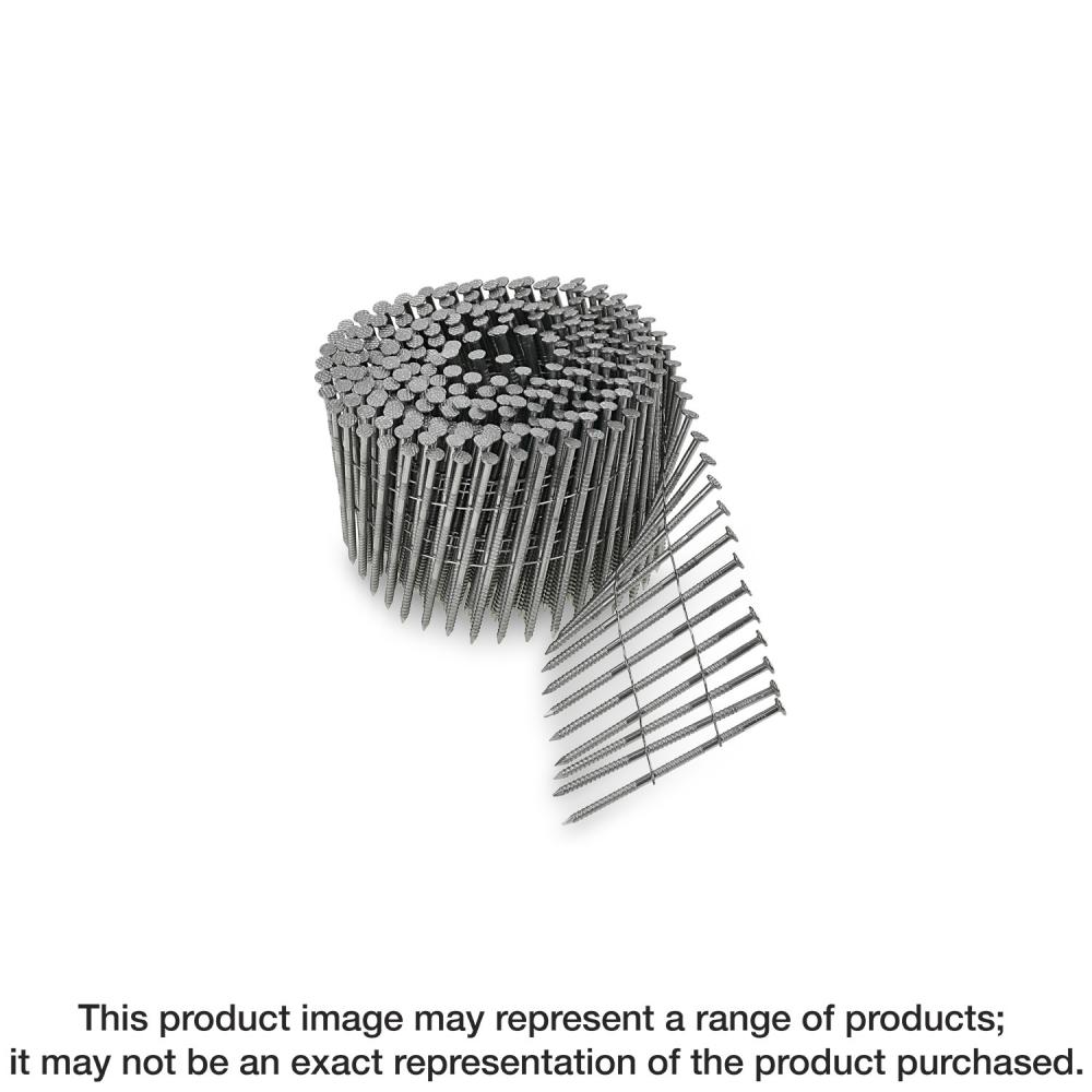 15° Wire Coil, Full Round Head, Ring-Shank Siding Nail - 2-1/2 in. Type 316 (1800-Qty)