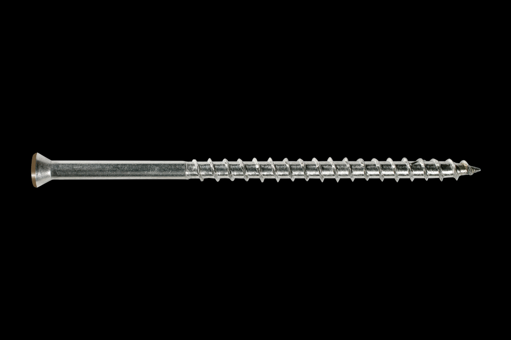 Trim-Head Screw, 6-Lobe Drive - #7 x 2-1/4 in. T-15 Type 316, Brown 01 (350-Qty)