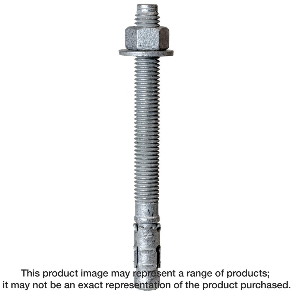 Strong-Bolt® 2 — 5/8 in. x 5 in. Mechanically Galvanized Wedge Anchor (20-Qty)