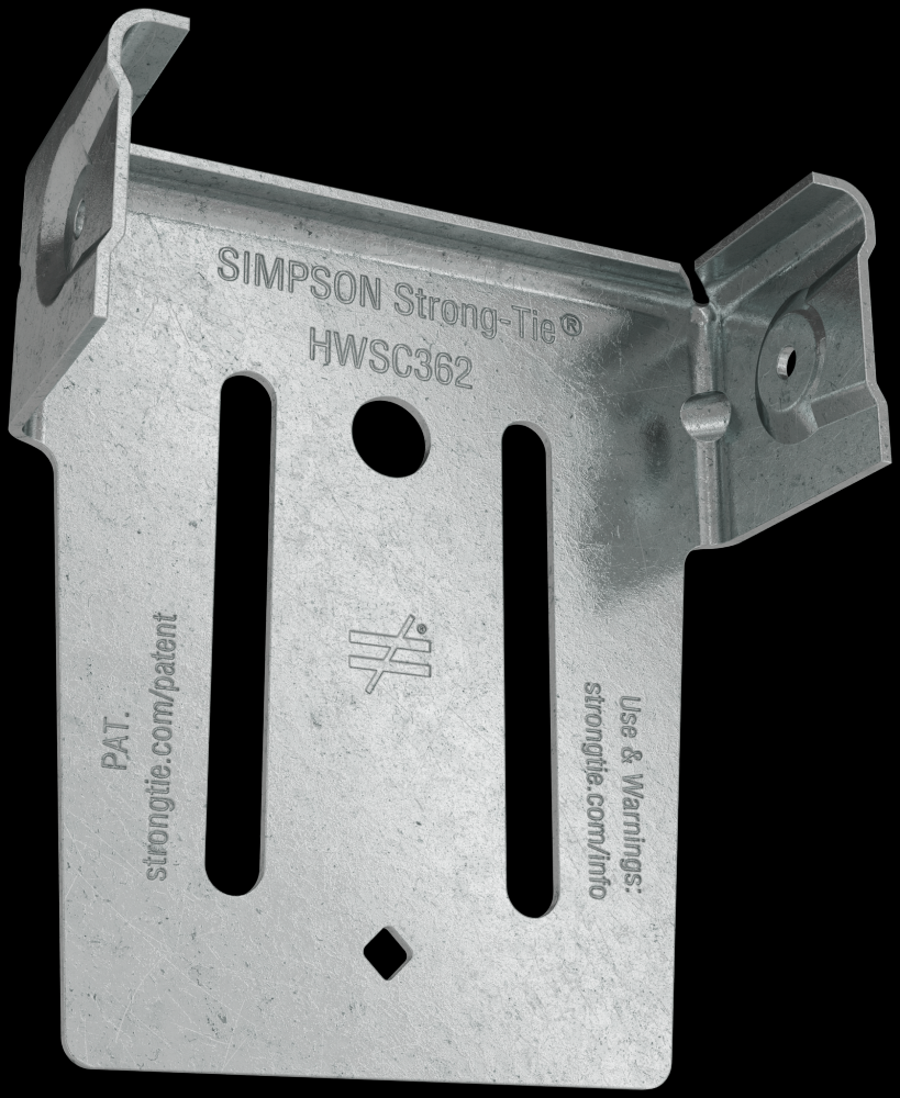 HWSC™ 3-7/16 in. Head-of-Wall Slide-Clip Connector w/ Screws (50-Qty)
