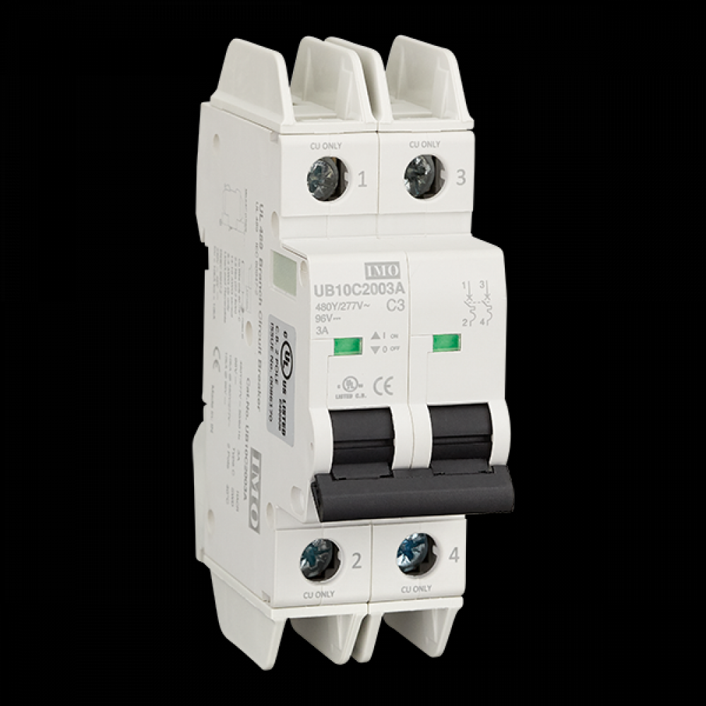 10kA UL489 MCB, 2 pole 15A C Curve