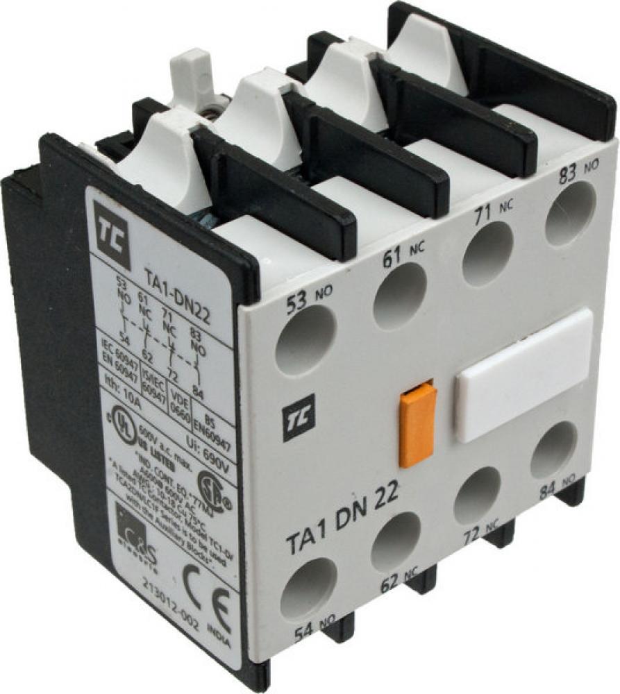 2 x N/O + 2 x N/C Aux. Contact