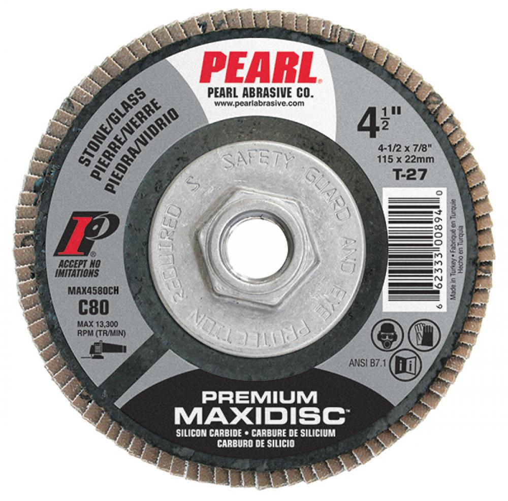 7 x 5/8-11  SC Maxidisc™ Flap Discs for Stone/Glass, Type 27 Shape