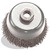 5 x .020 x 5/8-11 Crimped Cup, Tempered Wire