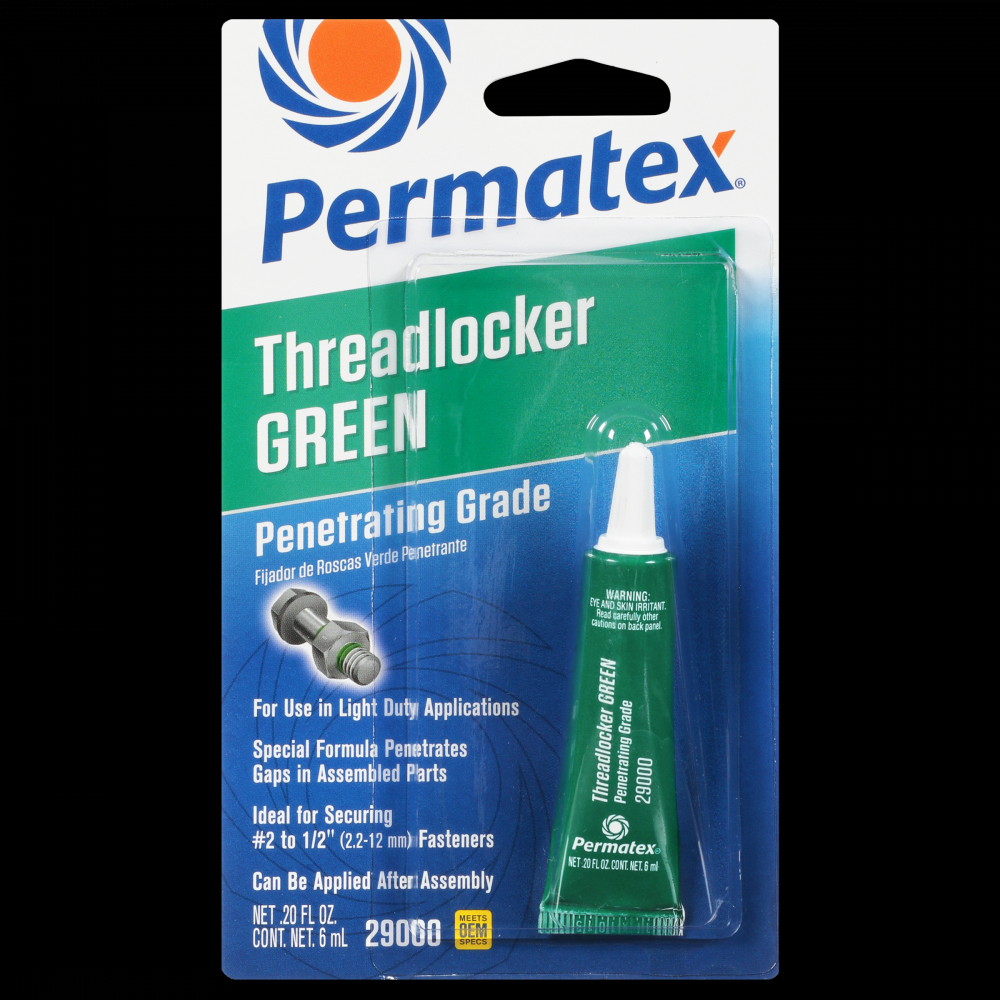 Permatex® Green Penetrating 290 Threadlocker, 6mL Tube